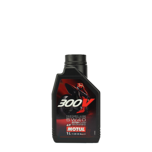 MOTUL 300V FACTORY LINE ROAD RACING 4T MOTOR OIL - 5W40 1L PACKAGE OF 12