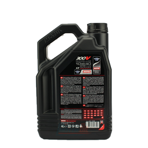 MOTUL 300V FACTORY LINE ROAD RACING 4T MOTOR OIL - 10W40 4L