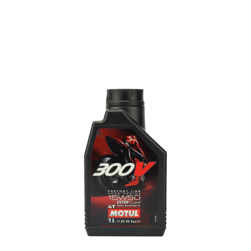 MOTUL 300V FACTORY LINE ROAD RACING 4T MOTOR OIL - 15W50 1L