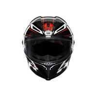 PISTA GP RR PERFORMANTE CARBON/RED - MOTORBIKE FULL FACE HELMET E2206 DOT