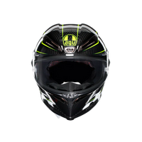 PISTA GP RR PERFORMANTE CARBON/LIME - MOTORBIKE FULL FACE HELMET E2206 DOT