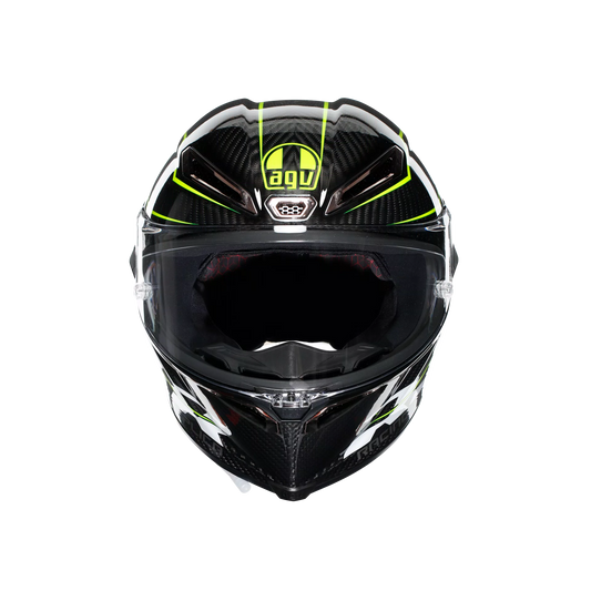 PISTA GP RR PERFORMANTE CARBON/LIME - MOTORBIKE FULL FACE HELMET E2206 DOT
