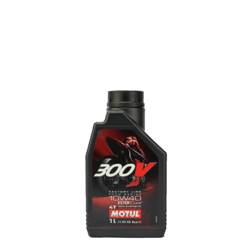 MOTUL 300V FACTORY LINE ROAD RACING 4T MOTOR OIL - 10W40 1L PACKAGE OF 12