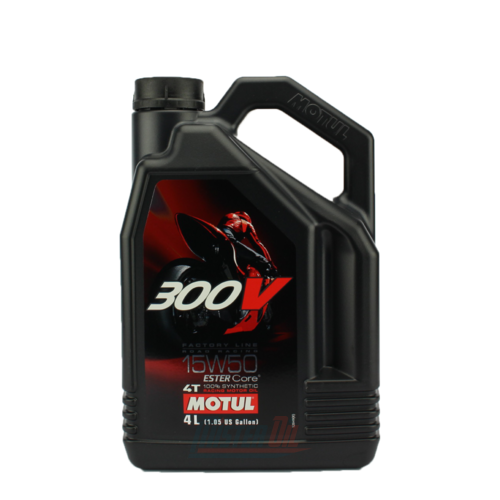 MOTUL 300V FACTORY LINE ROAD RACING 4T MOTOROLIE - 15W50 4L