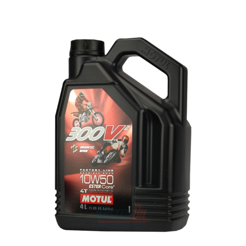 MOTUL 300V² 4T MOTOR OIL - 10W50 4L PACKAGE OF 4